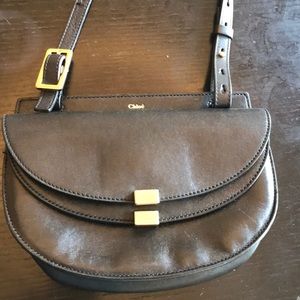 Chloe Georgia cross body black